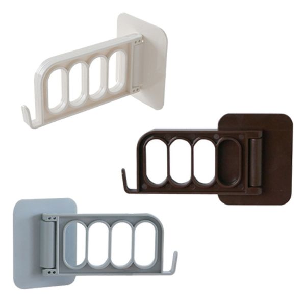 wall mounted folding clothes hanger rack 4-hook hook holder plastic drying rack sticky closet organizer home storage rack
wall mounted folding clothes hanger rack 4-hook hook holder plastic drying rack sticky closet organizer home storage rack