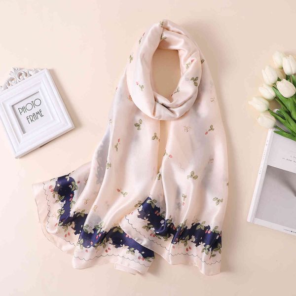 silk women's spring and autumn winter long floral scarf korean gauze multi functional versatile bib beach towel, Blue;gray
silk women's spring and autumn winter long floral scarf korean gauze multi functional versatile bib beach towel, Blue;gray