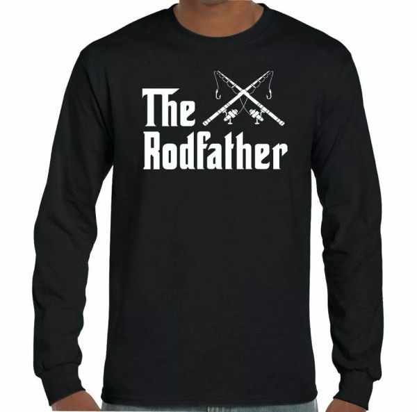 fishing the rodfather mens dad funny rod father fathers day fishing reel, White;black
fishing the rodfather mens dad funny rod father fathers day fishing reel, White;black