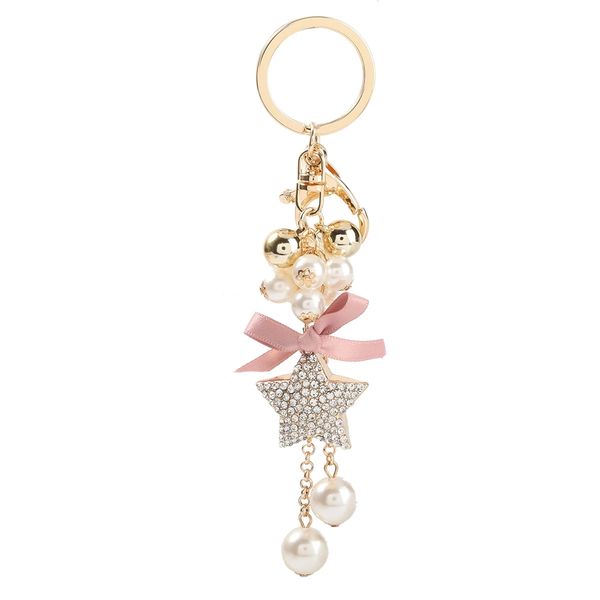 2021 rhinestone lucky star key chain crystal imitation pearls key ring bag holder gift for women girl bag charms keychains, Slivery;golden
2021 rhinestone lucky star key chain crystal imitation pearls key ring bag holder gift for women girl bag charms keychains, Slivery;golden