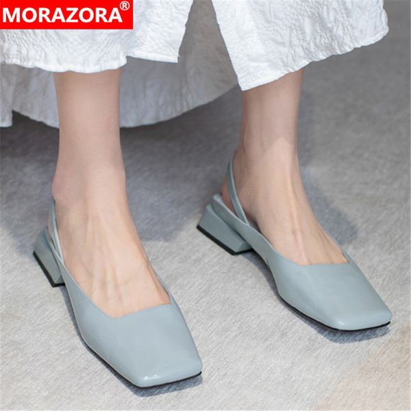 morazora genuine leather women shoes med heels square toe ladies single shoes summer shallow sandals for woman white 210506, Black
morazora genuine leather women shoes med heels square toe ladies single shoes summer shallow sandals for woman white 210506, Black