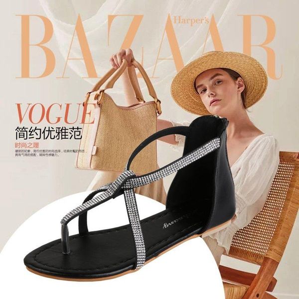 sandals beach shoes open toe ladies roman gladiator non-slip plus size orange rhinestone women's, Black
sandals beach shoes open toe ladies roman gladiator non-slip plus size orange rhinestone women's, Black