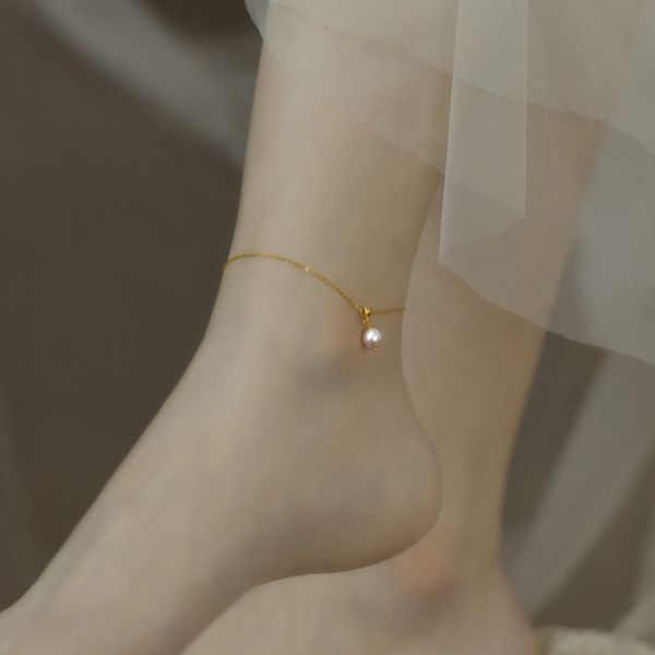 xf800 natural freshwater pearl anklet simple creative design 14k gold injection adjustable chain fine jewelry for women j1004, Red;blue
xf800 natural freshwater pearl anklet simple creative design 14k gold injection adjustable chain fine jewelry for women j1004, Red;blue