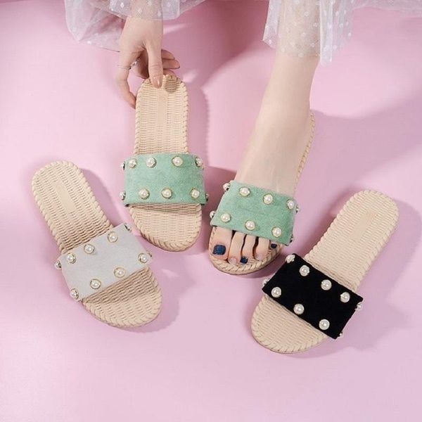 slippers bohemian flat flip flops woman shoes arrival non-slip women's summer footwear solid colors for drop, Black
slippers bohemian flat flip flops woman shoes arrival non-slip women's summer footwear solid colors for drop, Black