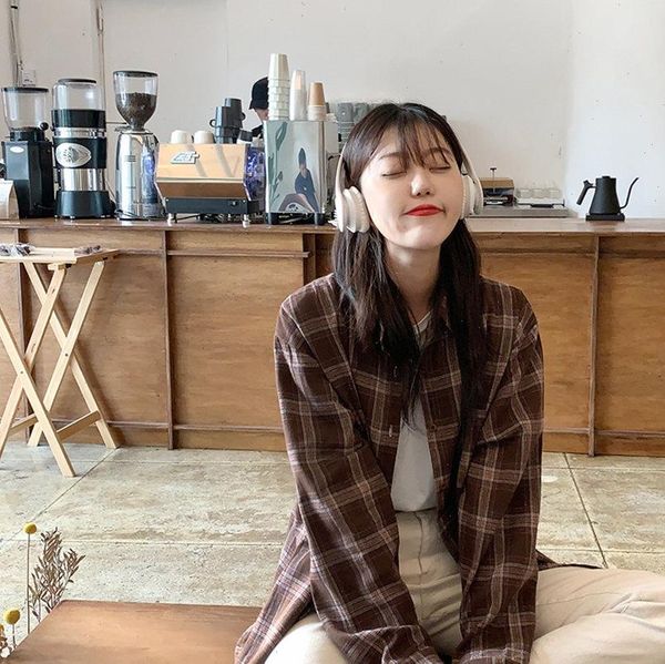 vintage cotton plaid oversize women shirts long sleeve girls plus size autumn blouses femme blusas, White
vintage cotton plaid oversize women shirts long sleeve girls plus size autumn blouses femme blusas, White