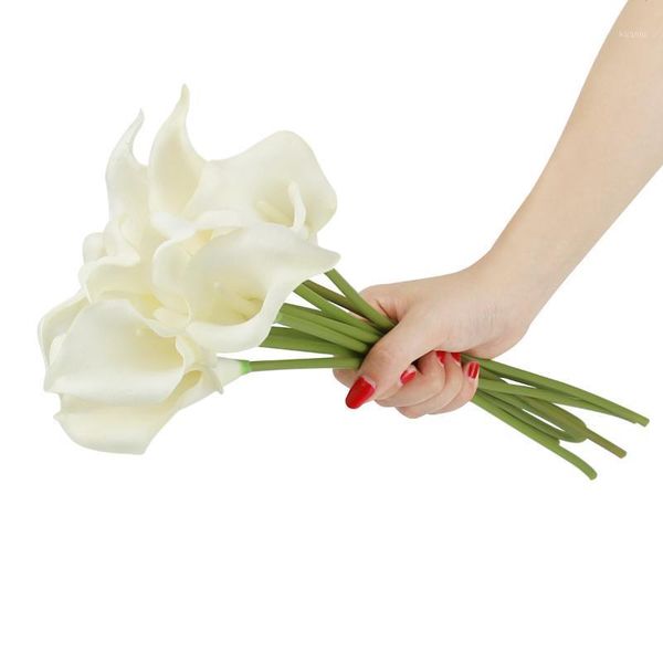 artificial flowers calla lily real touch fake bouquet for wedding bridal home flower decoration decorative & wreaths
artificial flowers calla lily real touch fake bouquet for wedding bridal home flower decoration decorative & wreaths