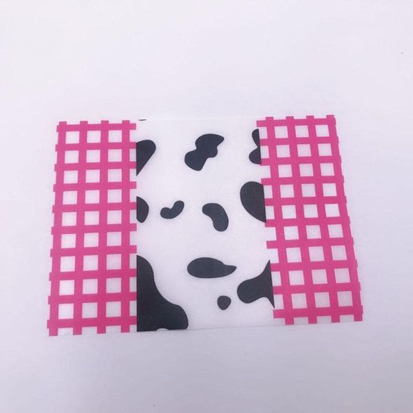 gift wrap 100pcs/lot pink fence grid milk fleck nougat baby shower wrapping paper cartoon cow bonbon oil baptism sugar pack bag 
gift wrap 100pcs/lot pink fence grid milk fleck nougat baby shower wrapping paper cartoon cow bonbon oil baptism sugar pack bag