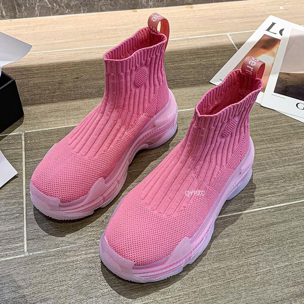 boots socks shoes breathable high-women jelly flats sneakers stretch fabric casual ladies platform, Black
boots socks shoes breathable high-women jelly flats sneakers stretch fabric casual ladies platform, Black