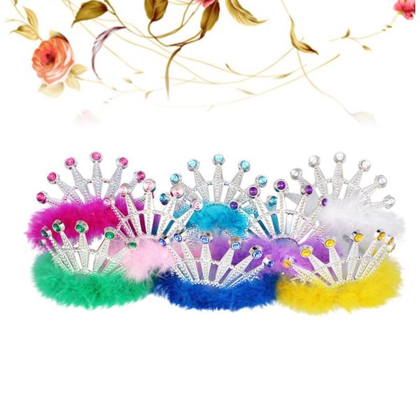 party hats 6 pcs crowns feather tiara headwear headdress fairytale role play prop for kids girls (random col
party hats 6 pcs crowns feather tiara headwear headdress fairytale role play prop for kids girls (random col