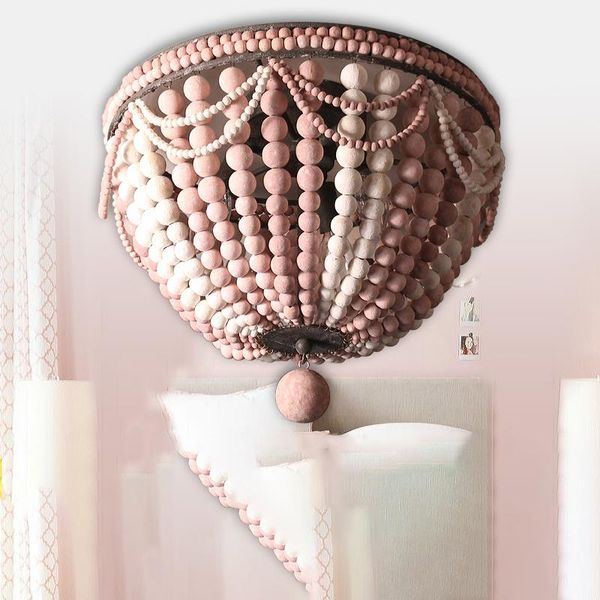 ceiling lights vintage pink wood bead white/blue antique wooden lamp for hallway kitchen girls room french light fixture
ceiling lights vintage pink wood bead white/blue antique wooden lamp for hallway kitchen girls room french light fixture