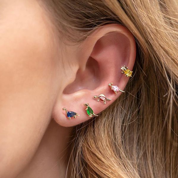 stud earrings 2021 trend cubic zirconia dinosaur gold-plated cute small animal for women girls fashion jewelry, Golden;silver
stud earrings 2021 trend cubic zirconia dinosaur gold-plated cute small animal for women girls fashion jewelry, Golden;silver