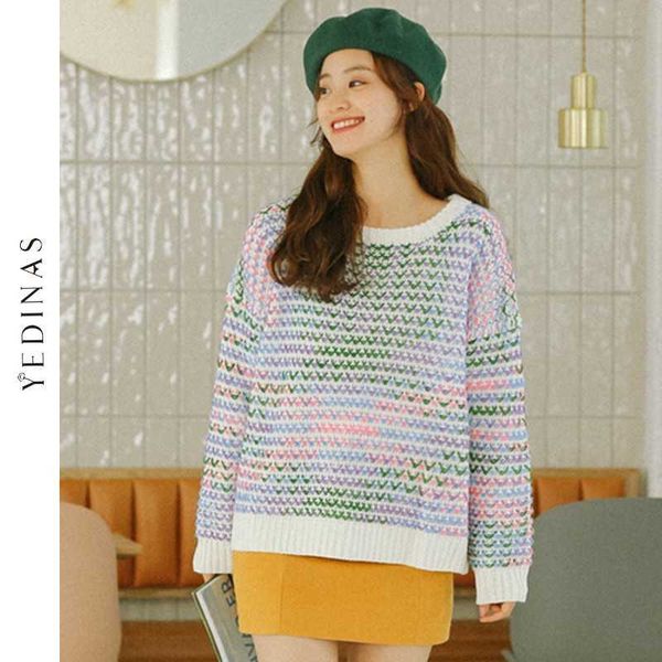 yedinas winter women sweater long sleeve cashmere ladies jumpers knitted sweet casual janpanes pullovers o neck sweaters 210527, White;black
yedinas winter women sweater long sleeve cashmere ladies jumpers knitted sweet casual janpanes pullovers o neck sweaters 210527, White;black