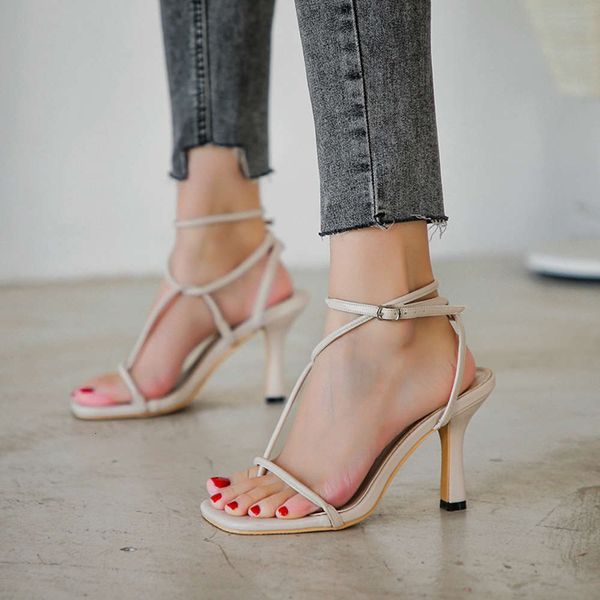 fashion net red summer french high-heeled sandals wind band clip toe thin heel roman sho, Black
fashion net red summer french high-heeled sandals wind band clip toe thin heel roman sho, Black