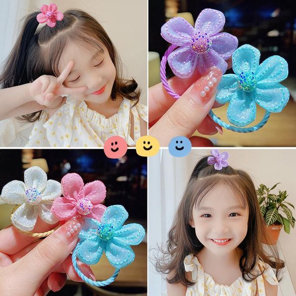 children's cute resin flower ball head rope princess little girl mini hair tie small rubber band support bulk wholesale accessories, Slivery;white
children's cute resin flower ball head rope princess little girl mini hair tie small rubber band support bulk wholesale accessories, Slivery;white