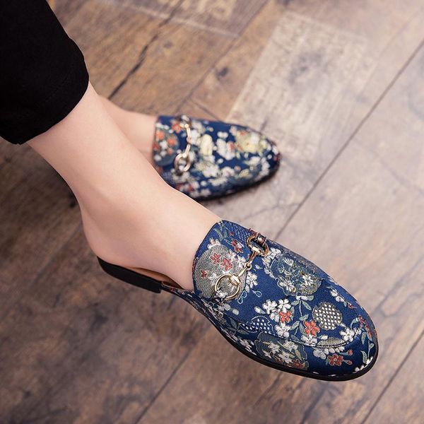 slippers summer men shoes blue half leather casual loafers flip flops lightweight flats sandals, Black
slippers summer men shoes blue half leather casual loafers flip flops lightweight flats sandals, Black