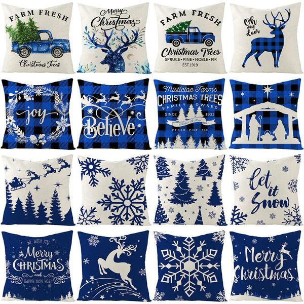 pillow case 45*45cm blue christmas tree deer santa claus pattern flax cushion cover decorative sofa home decor pillowcover
pillow case 45*45cm blue christmas tree deer santa claus pattern flax cushion cover decorative sofa home decor pillowcover