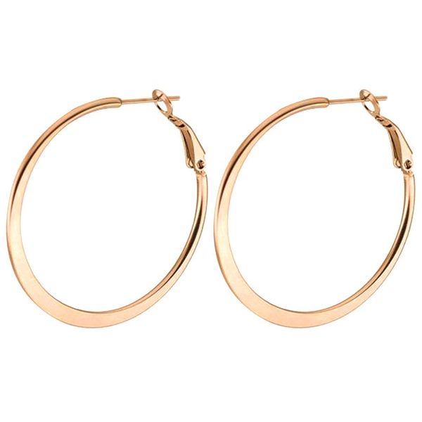 hoop & huggie women earrings fashion round flattened endless circle for girls party club trendy jewelry, Golden;silver
hoop & huggie women earrings fashion round flattened endless circle for girls party club trendy jewelry, Golden;silver