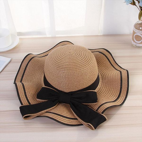 summer sun hat women straw hats sunshade panama cap fashion bow beach foldable travel caps, Blue;gray
summer sun hat women straw hats sunshade panama cap fashion bow beach foldable travel caps, Blue;gray