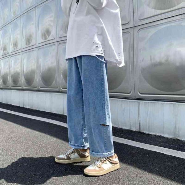 men's jeans summer ripped wide-leg fashion blue casual men streetwear loose hip-hop hole straight denim trousers mens cfy1
men's jeans summer ripped wide-leg fashion blue casual men streetwear loose hip-hop hole straight denim trousers mens cfy1