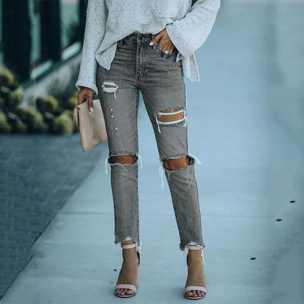 women's jeans 2021 fashion pants autumn casual trousers mid-waist ripped wash leggings calça feminina, Blue
women's jeans 2021 fashion pants autumn casual trousers mid-waist ripped wash leggings calça feminina, Blue