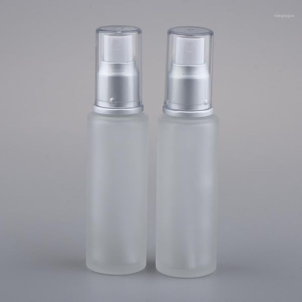2pcs empty ground glass bottles refillable cosmetic makeup travel lotion containers 50ml1
2pcs empty ground glass bottles refillable cosmetic makeup travel lotion containers 50ml1