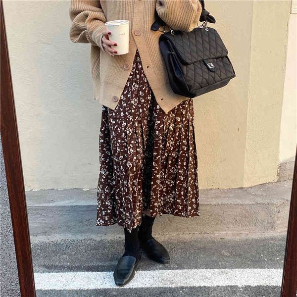 skirts printed flowers high waist gentle slender a-line all match vintage girls chic brief fashion skirt, Black
skirts printed flowers high waist gentle slender a-line all match vintage girls chic brief fashion skirt, Black