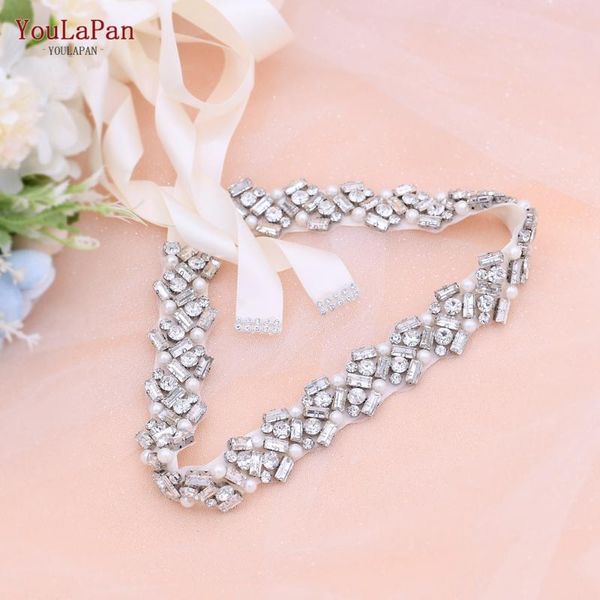 wedding sashes youlapan s432 belt for bride dress jeweled belts waistband pearl and rhinestone, White
wedding sashes youlapan s432 belt for bride dress jeweled belts waistband pearl and rhinestone, White