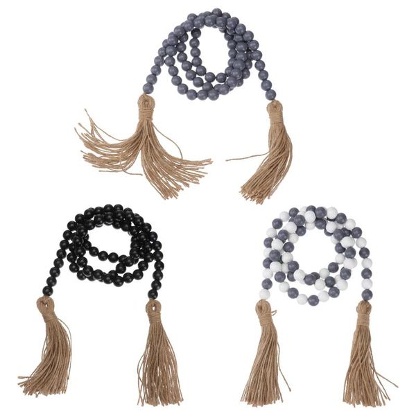 decorative objects & figurines 3pcs wood bead hanging decor tassel decoration pastoral style pendant
decorative objects & figurines 3pcs wood bead hanging decor tassel decoration pastoral style pendant