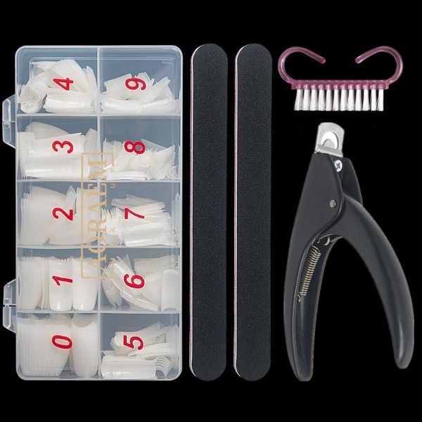 false nails aoraem french fake tips set 500pcs/box half cover nail tip acrylic artificial manicure sets kit art tool design, Red;gold
false nails aoraem french fake tips set 500pcs/box half cover nail tip acrylic artificial manicure sets kit art tool design, Red;gold