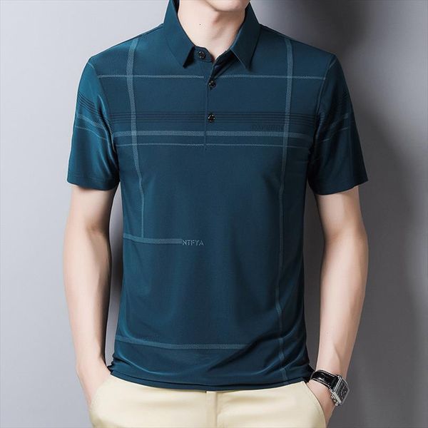 slim fashion shirt short sleeve men polos striped summer clothing streetwear casual thin cool, White;black
slim fashion shirt short sleeve men polos striped summer clothing streetwear casual thin cool, White;black