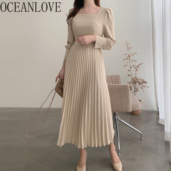 autumn office lady women dress solid korean pleated vintage a-line vestidos elegant high waist dresses 18931 210415, Black;gray
autumn office lady women dress solid korean pleated vintage a-line vestidos elegant high waist dresses 18931 210415, Black;gray