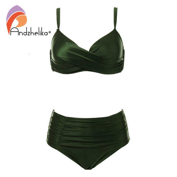 swimwear andzhelika high waist bikinis women summer solid color high-grade fabric bikini set plus size bathing suit, White;black
swimwear andzhelika high waist bikinis women summer solid color high-grade fabric bikini set plus size bathing suit, White;black
