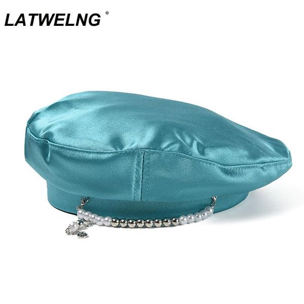 berets 2021 women pearl chain beret designer white wedding ladies british retro painter hats lolita hat wholesale, Blue;gray
berets 2021 women pearl chain beret designer white wedding ladies british retro painter hats lolita hat wholesale, Blue;gray