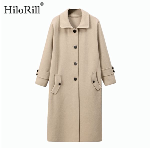 korean solid office wear long coat women elegant batwing sleeve s outerwear thicken warm casual woolen 210508, Black
korean solid office wear long coat women elegant batwing sleeve s outerwear thicken warm casual woolen 210508, Black