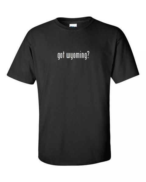 Got Wyoming Cotton T-Shirt Shirt Solid Black White S M XL 2XL 3XL 4XL 5XL, White;black
Got Wyoming Cotton T-Shirt Shirt Solid Black White S M XL 2XL 3XL 4XL 5XL, White;black