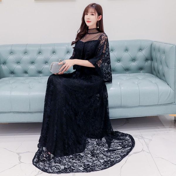 ethnic clothing lady evening party dress lace mesh maxi dresses flowing bat sleeve gown spring autumn plus size -4xl vestidos de festa, Red
ethnic clothing lady evening party dress lace mesh maxi dresses flowing bat sleeve gown spring autumn plus size -4xl vestidos de festa, Red
