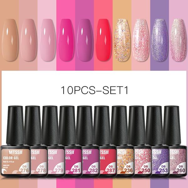 nail gel mtssii 10/8/6pcs kit polish set colors glitter semi permanent soak off uv led varnish base coat art, Red;pink
nail gel mtssii 10/8/6pcs kit polish set colors glitter semi permanent soak off uv led varnish base coat art, Red;pink