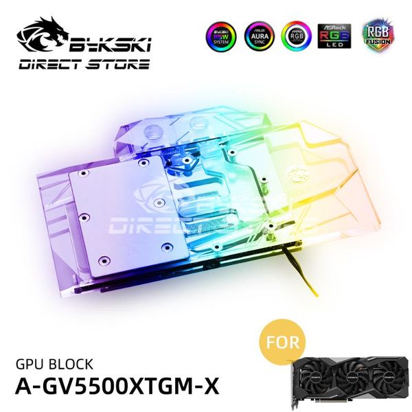 fans & coolings bykski argb gpu block full coverage for gigabyte rx 5500xt gaming oc vga water copper pc cooling heatsink a-gv5500xtgm-x
fans & coolings bykski argb gpu block full coverage for gigabyte rx 5500xt gaming oc vga water copper pc cooling heatsink a-gv5500xtgm-x
