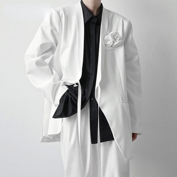 menswear korean style temperament flower marriage blazer men's autumn 2021 new loose single button suit jacket male tide, White;black
menswear korean style temperament flower marriage blazer men's autumn 2021 new loose single button suit jacket male tide, White;black