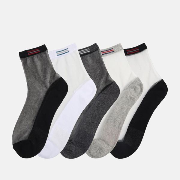calcetines hombre men's summer thin socks male silk tube cotton three bars non-slip breathable cool business meias 5 pairs/lot, Black
calcetines hombre men's summer thin socks male silk tube cotton three bars non-slip breathable cool business meias 5 pairs/lot, Black