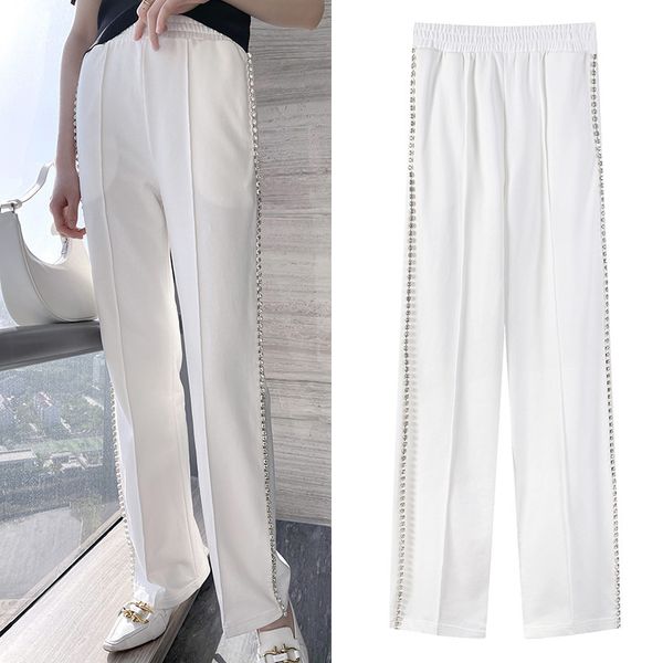 women's pants & capris celebrity net with the same spring and summer thin sports pants ladies diamond temperament 9t2w, Black;white
women's pants & capris celebrity net with the same spring and summer thin sports pants ladies diamond temperament 9t2w, Black;white