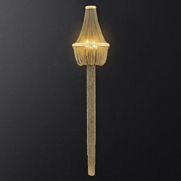 wall lamps modern retro fashion creative golden tassel aluminum chain lamp simple american luxury villa hall club
wall lamps modern retro fashion creative golden tassel aluminum chain lamp simple american luxury villa hall club