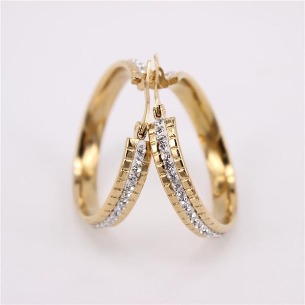 hoop & huggie stainless steel jewelry earrings 30mm 35mm one piece purchase retail or wholesale fashion crystal gift lh1023, Golden;silver
hoop & huggie stainless steel jewelry earrings 30mm 35mm one piece purchase retail or wholesale fashion crystal gift lh1023, Golden;silver