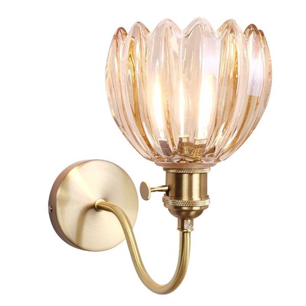 japan style led wall light crystal flower lampshade copper nordic wandlamp with switch for bedroom mirror lights applique murale lamp
japan style led wall light crystal flower lampshade copper nordic wandlamp with switch for bedroom mirror lights applique murale lamp