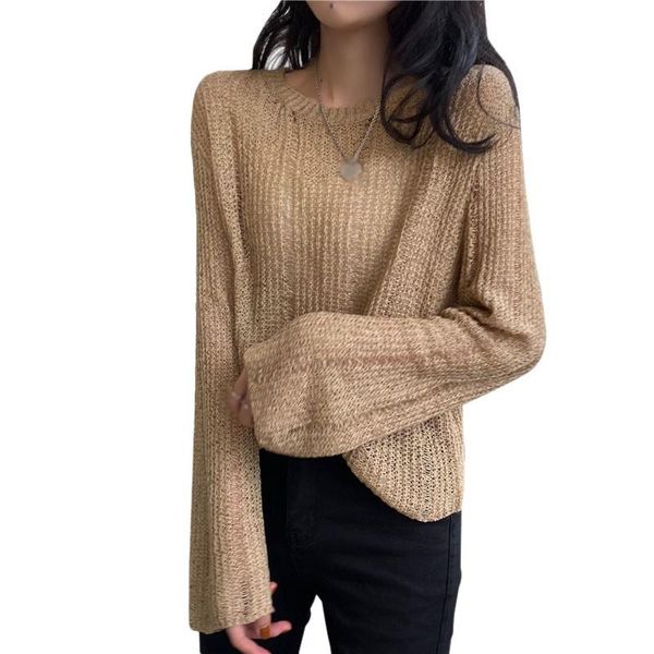 women's sweaters women casual hollow knitted sweater female loose thin pullover long sleeve jumpers, White;black
women's sweaters women casual hollow knitted sweater female loose thin pullover long sleeve jumpers, White;black