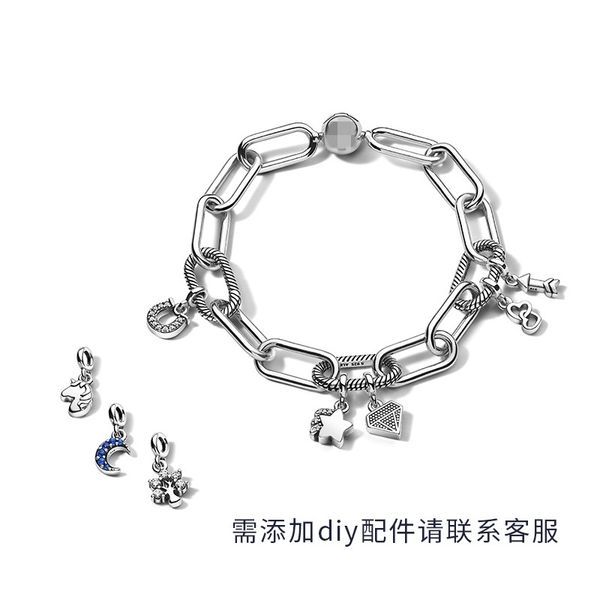 panjia me link bracelet 925 silver link interweaved bracelet ring to fold and wear diy accessories, Black
panjia me link bracelet 925 silver link interweaved bracelet ring to fold and wear diy accessories, Black