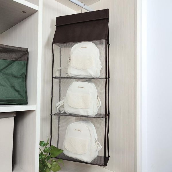 storage bags multi-layer non-woven bag household hanging clothing washable 
storage bags multi-layer non-woven bag household hanging clothing washable