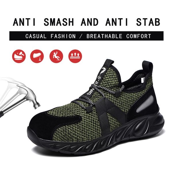 spring and summer work shoes breathable leisure sports steel toe cap anti-smashing and wear-resistant safety shoes 211007, Black;brown
spring and summer work shoes breathable leisure sports steel toe cap anti-smashing and wear-resistant safety shoes 211007, Black;brown