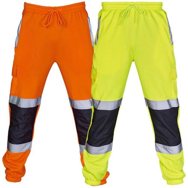 men's pants men reflective strips patchwork beamed trousers drawstring jogging cargo, Black
men's pants men reflective strips patchwork beamed trousers drawstring jogging cargo, Black