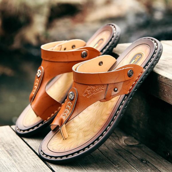 sandals summer mens men outdoor flip-flops breathable slippers leather beach shoes casual sandalias, Black
sandals summer mens men outdoor flip-flops breathable slippers leather beach shoes casual sandalias, Black